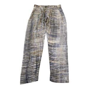 Eric Raisina Textured Funky Straight Leg Harem Pants Size Medium